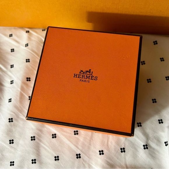 Hermes Box Collier de Chien CDC bracelet cuff S chocolate GHW - Picture 11 of 11